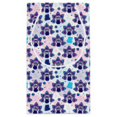 exotisches Indien-Pfaumuster Kleine Geschenktüte (Rückseite)