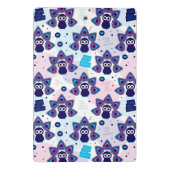 exotisches Indien-Pfaumuster Mini Klemmbrett (Rückseite)