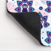 exotisches Indien-Pfaumuster Mousepad (Ecke)