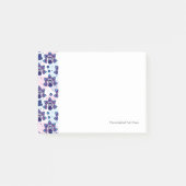 exotisches Indien-Pfaumuster Post-it Klebezettel (Vorderseite)