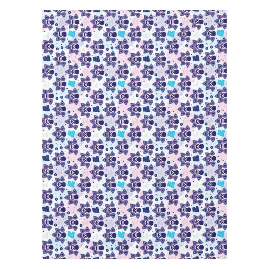 exotisches Indien-Pfaumuster Tischdecke (Vorderseite)