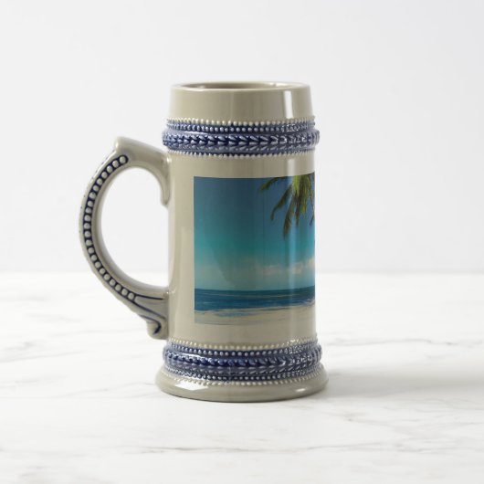 Exotisches Kissen Bierglas (Links)