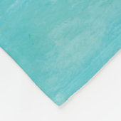 Exotisches Kissen Fleecedecke (Ecke)