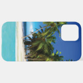 Exotisches Kissen iPhone Hülle (Hinten horizontal)