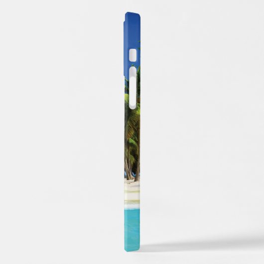 Exotisches Kissen iPhone Hülle (Linke Seite)