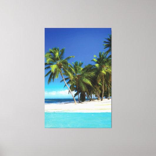 Exotisches Kissen Leinwanddruck (Vorderseite)