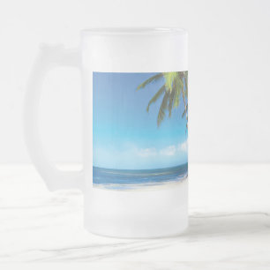 Exotisches Kissen Mattglas Bierglas