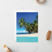 Exotisches Kissen Mitteilungskarte (Vorderseite/Rückseite Beispiel)