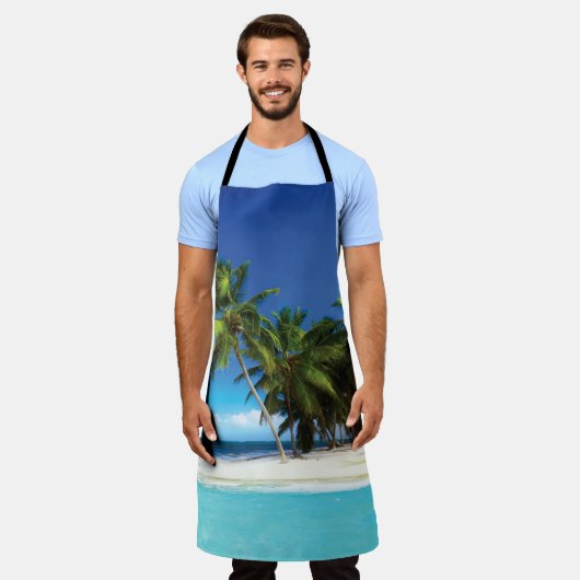 Exotisches Kissen Schürze (Getragen)