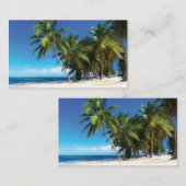 Exotisches Kissen Visitenkarte (Vorne/Hinten)