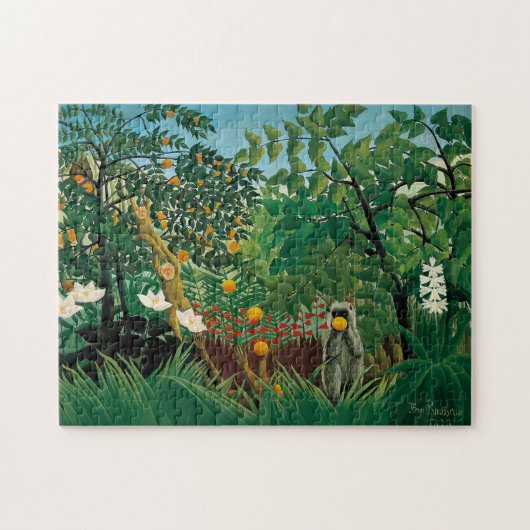Exotisches Landschaftspuzzlespiel Henri Rousseaus Puzzle (Horizontal)