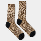 Exotisches Leoparden-Druckdesign Socken (Rechts)