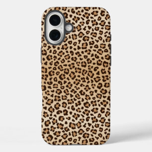 Exotisches Leoparden-Druckmuster-Design iPhone 16 Plus Hülle