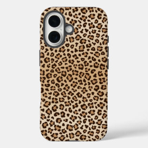 Exotisches Leoparden-Druckmuster-Design iPhone 16 Hülle