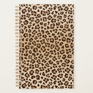 Exotisches Leoparden-Druckmuster-Design Planer