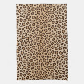 Exotisches Leopardenmuster Design Geschirrtuch (Vertikal)