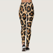 Exotisches Leopardenmuster Leggings (Rückseite)