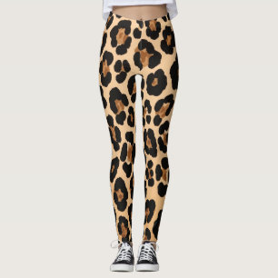 Exotisches Leopardenmuster Leggings