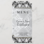 Exotisches Menü mit geometrischen Mustern für die  Menükarte (Vorne/Hinten)