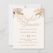 Exotisches modernes boho-tropisches Brautparty Einladung (Vorderseite)