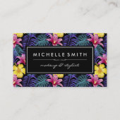 Exotisches Muster Visitenkarte (Vorderseite)