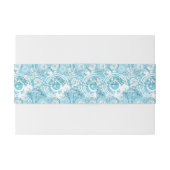 exotisches Ozeanmuster Einladungsbanderole (Rückseitenbeispiel)