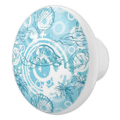 exotisches Ozeanmuster Keramikknauf (Rechts)