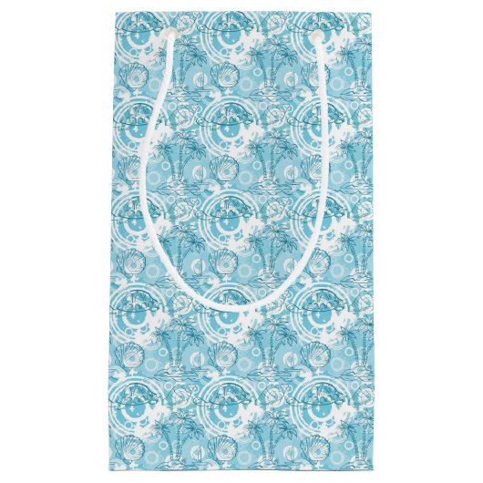 exotisches Ozeanmuster Kleine Geschenktüte (Vorderseite)