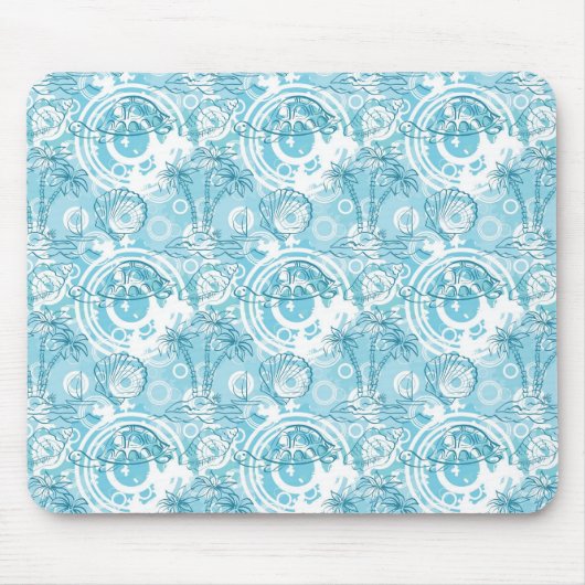 exotisches Ozeanmuster Mousepad (Vorne)