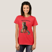 Exotisches Pet Lover mit Tiger, Affen und Macaw UR T-Shirt (Vorne ganz)