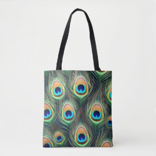 Exotisches Pfauenmuster Tasche