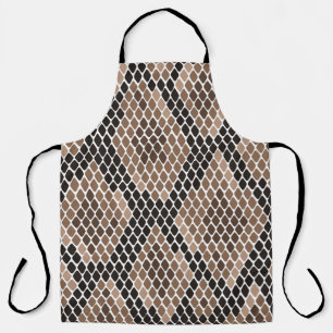Exotisches Python-Haut-Tiermuster-Design-Schürze Schürze