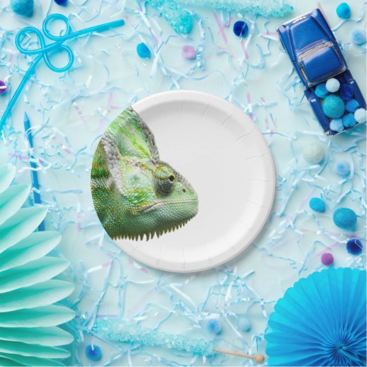 Exotisches Reptil Pappteller (Party)