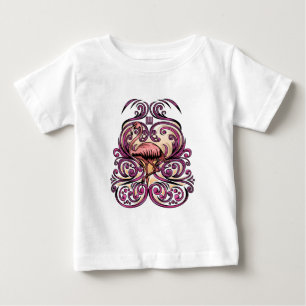 Exotisches Rosa Baby T-shirt