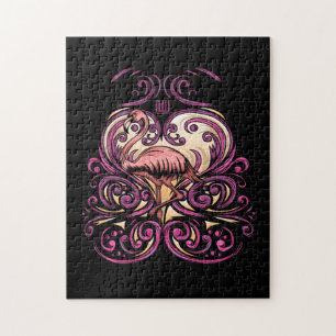 Exotisches Rosa Puzzle