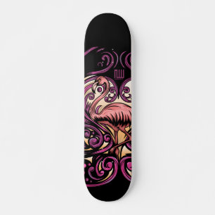 Exotisches Rosa Skateboard