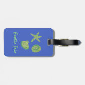 Exotisches Trio Gepäckanhänger (Rückseite horizontal)