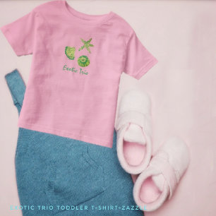 Exotisches Trio Kleinkind T-shirt