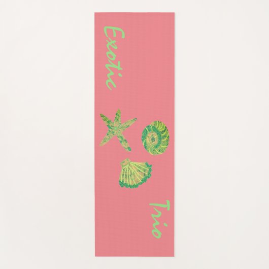 Exotisches Trio Yogamatte (Vorderseite)