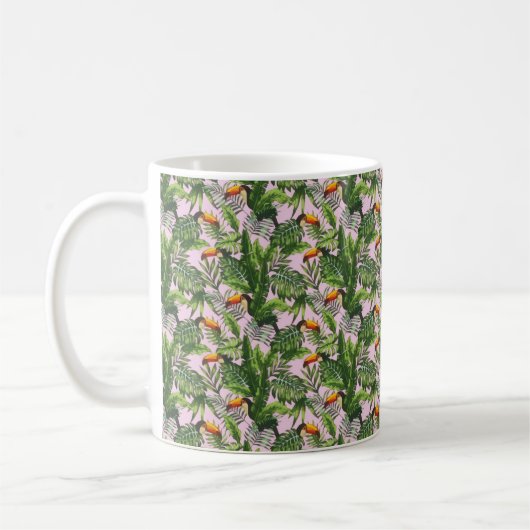 Exotisches Tropengebirge Kaffeetasse (Links)