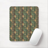 Exotisches verziertes geometrisches Schlangenhaut- Mousepad (Mit Mouse)