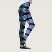Exotix Blue Feathers Black Leggings - Farbe auswäh (Rechts)