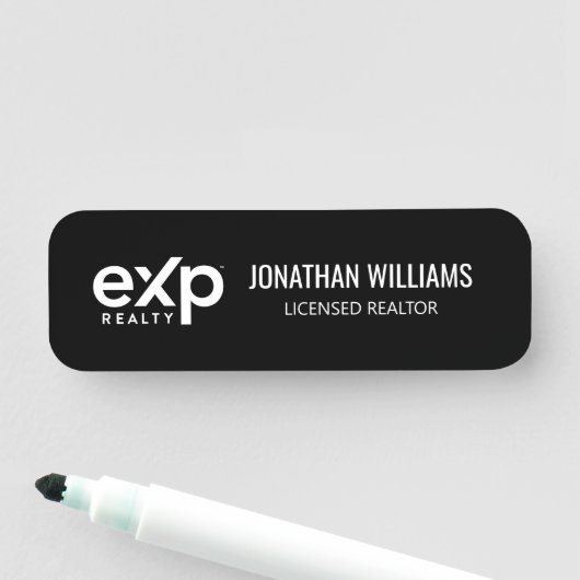 EXP Realty Namensschild (Beispiel)