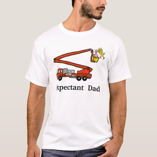 Expantant Vaterfiretruck-T-Shirt T-Shirt (Vorderseite)