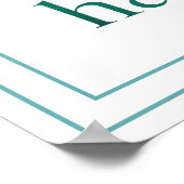 Expect Good Things To Happen Christian Art Modern Poster (Ecke)