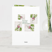 Expect Miracles Everyday Fine Art Greeting Card Karte (Rückseite)