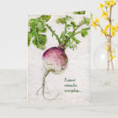 Expect Miracles Everyday Fine Art Greeting Card Karte (Gelbe Blume)