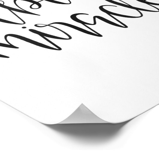 Expect Miracles Insrational Motivational Quote  Poster (Ecke)