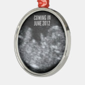 Expectant Baby Christmas Keepake Ornament Aus Metall (Links)
