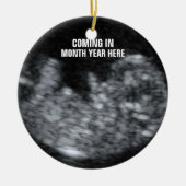 Expectant Baby Keepake Keramikornament (Vorne)